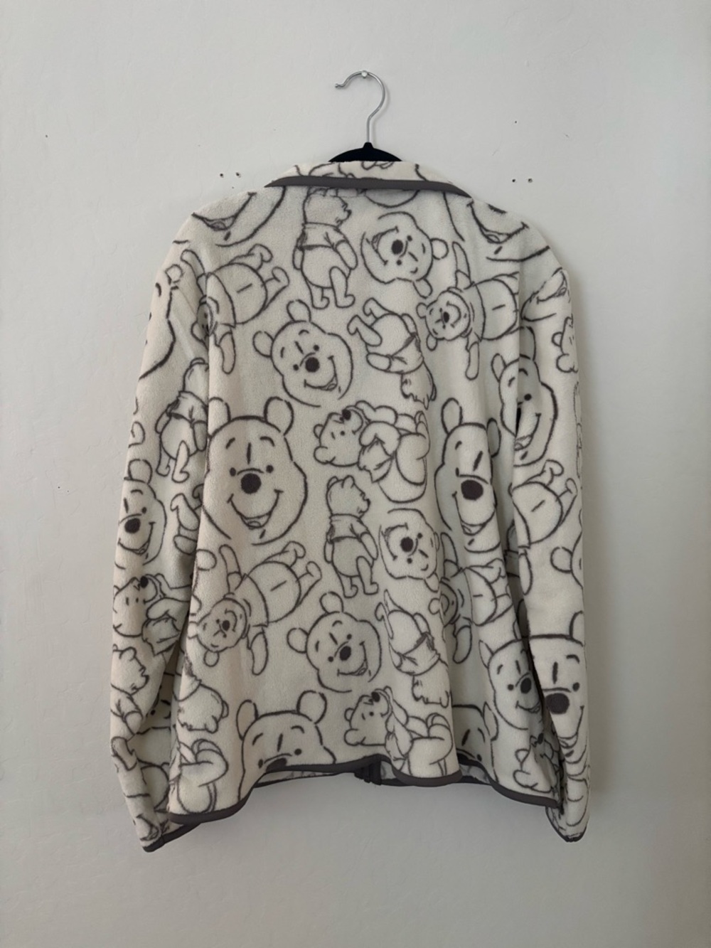 Disney Cream Winnie the Pooh Full‑Zip Fleece Jacket - Picture 2 of 5